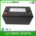 LiFePO4 12V 80ah Электрическая батарея для лодки